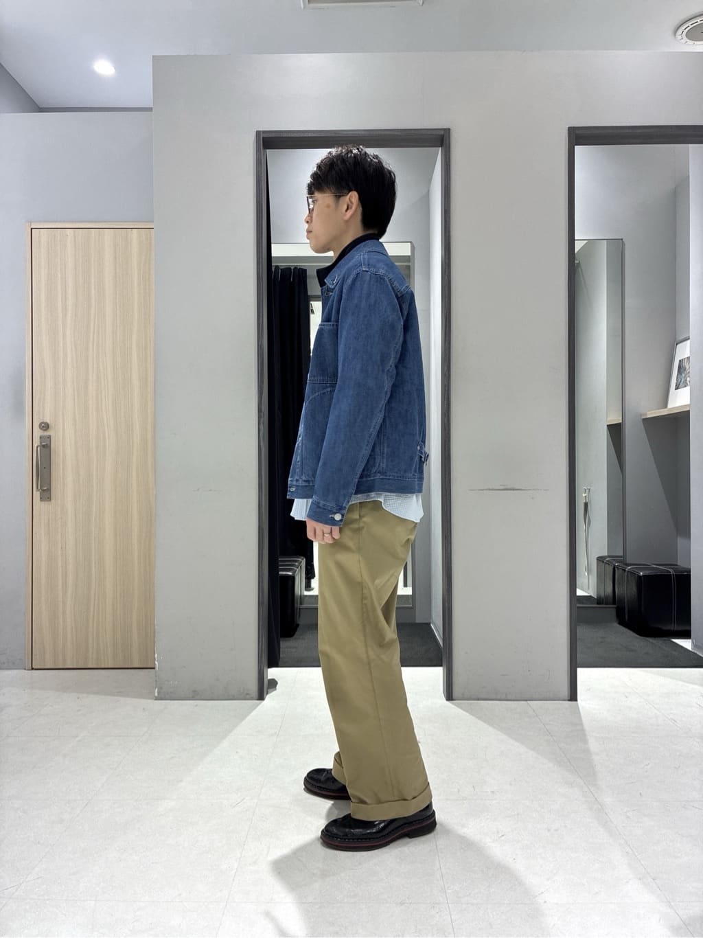 わいずみさんの「TAKEO KIKUCHI｜【BOWLER HAT LABEL】エクスプローラー Gジャン」を使ったコーディネート