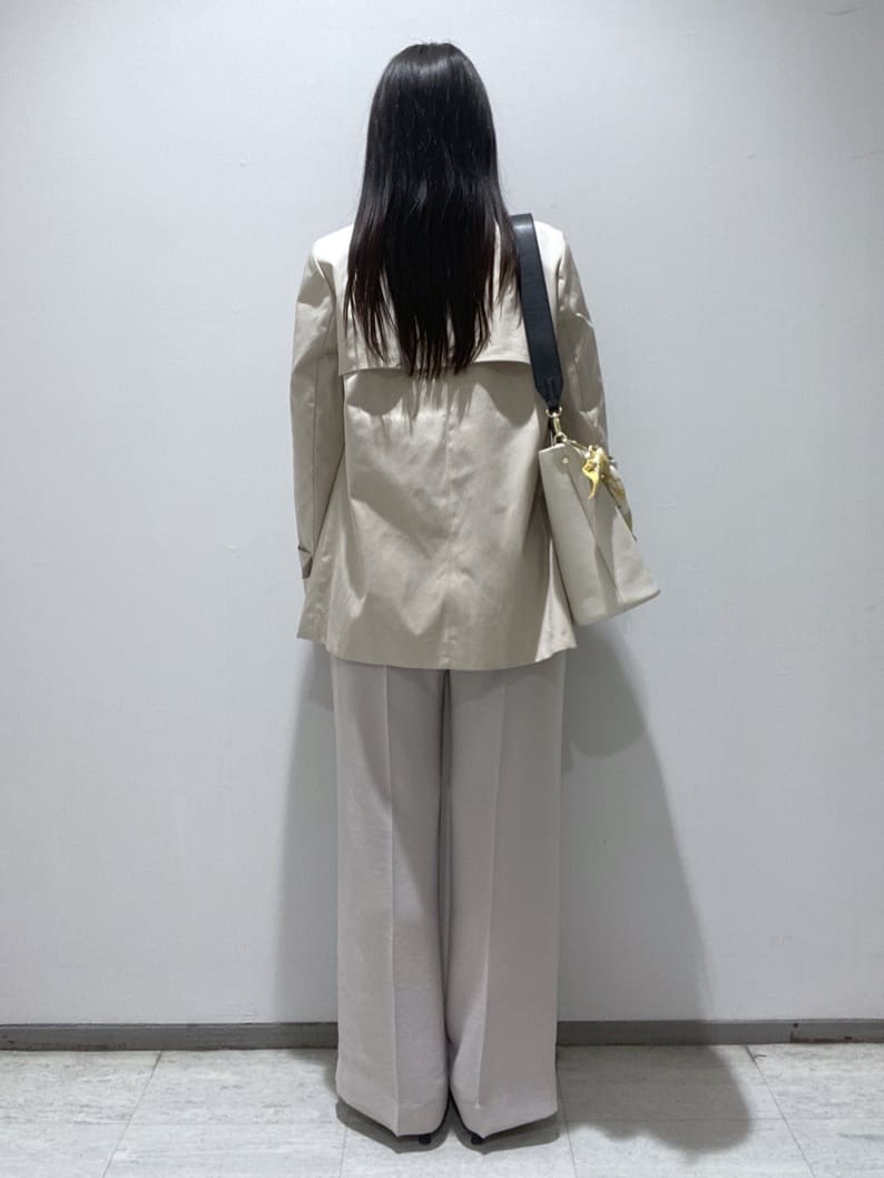 meiさんの「INDIVI｜【洗える／アンサンブル可能】シンプルデザインニット」を使ったコーディネート
