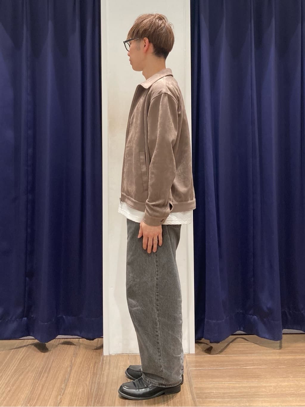つーじーさんの「THE SHOP TK｜【カジュアルすぎないキレイめTシャツ】ハニカム リンクス半袖Tシャツ 洗濯機OK」を使ったコーディネート