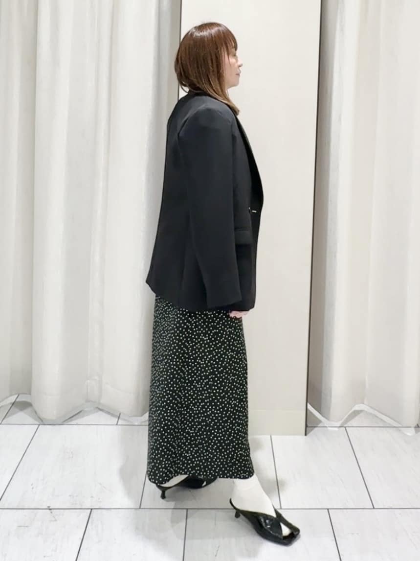ʏᴜᴋɪᴋᴏさんの「UNTITLED｜◆【洗える/ストレッチ性】ダブルブレストジャケット」を使ったコーディネート