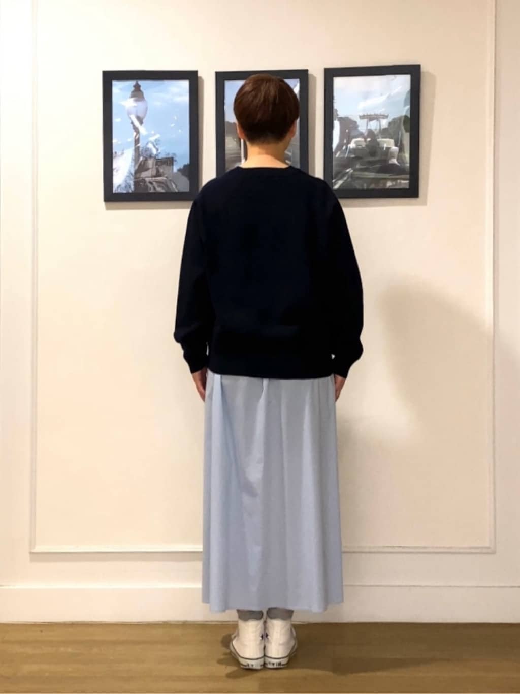 Hiroさんの「Dessin｜【洗える】スウェットライクニット」を使ったコーディネート