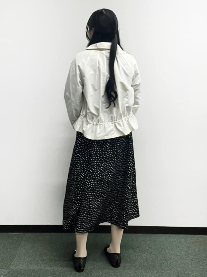 Hitomiさんの「index｜スタンドカラーペプラムブルゾン【洗濯機OK】」を使ったコーディネート