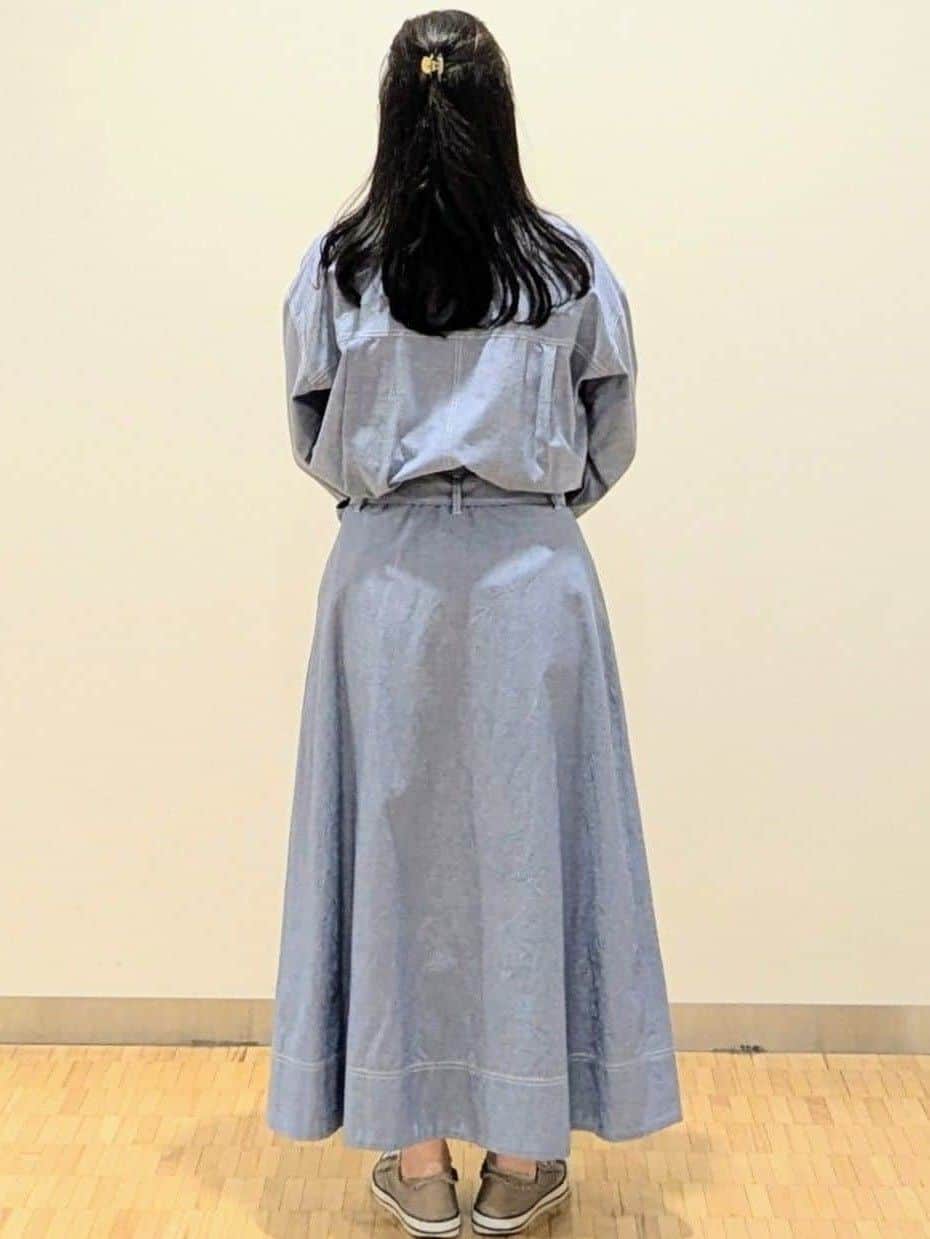 なおさんの「Reflect｜【羽織にも◎】ダンガリーシャツ」を使ったコーディネート