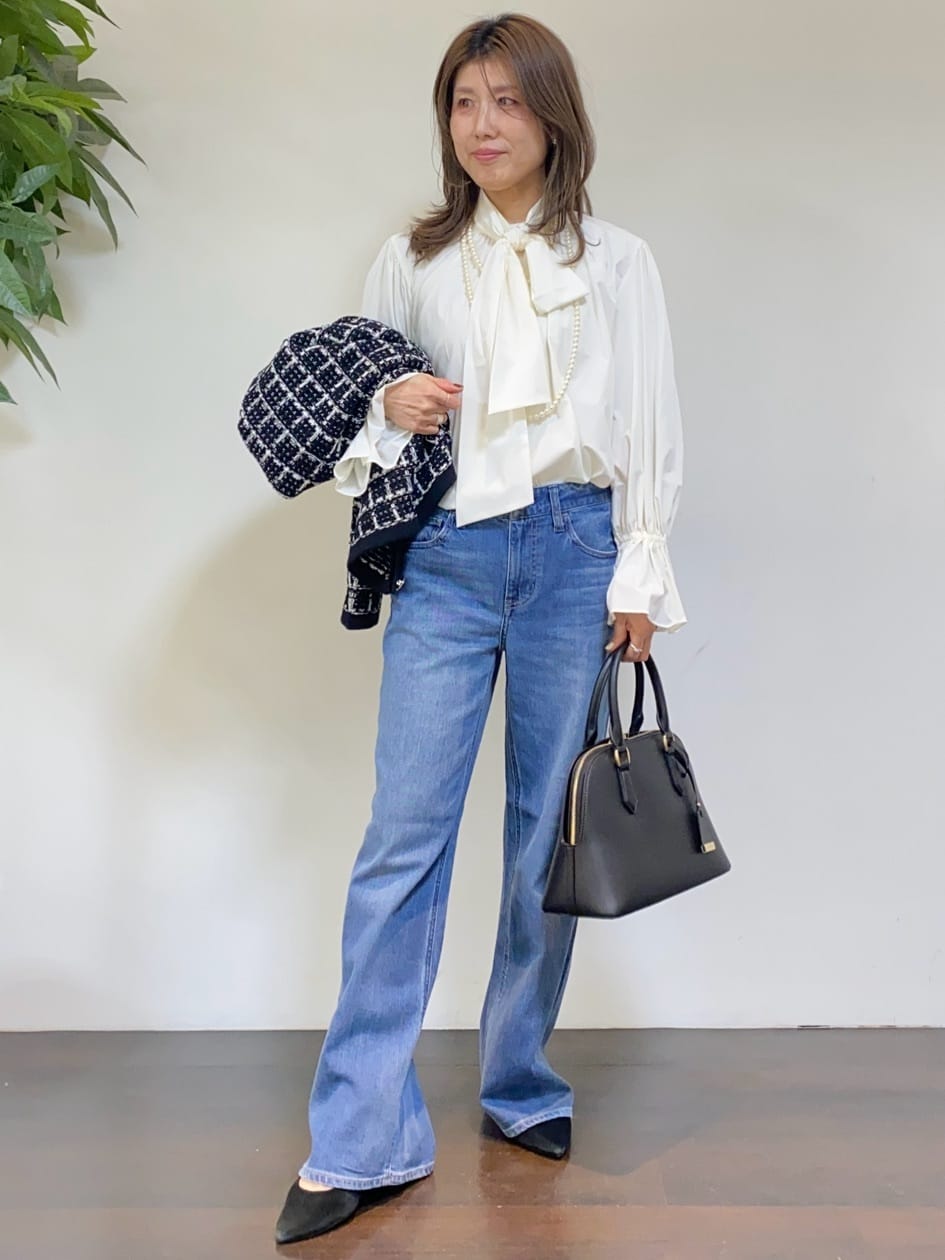 tomoさんの「UNTITLED｜【TORRAZZO DONNA】ツイードコットンカーディガン」を使ったコーディネート