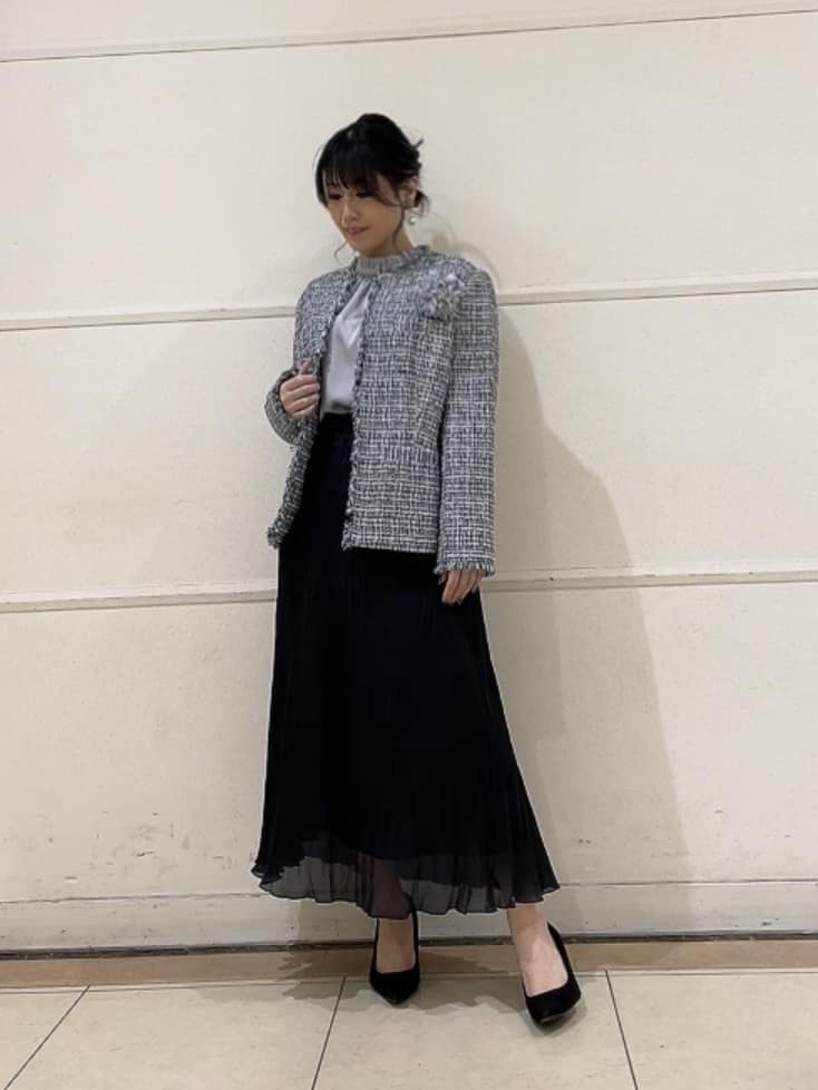 watanabeさんの「UNTITLED｜【仕事着/スーツ】ファンシーツイード ジャケット」を使ったコーディネート