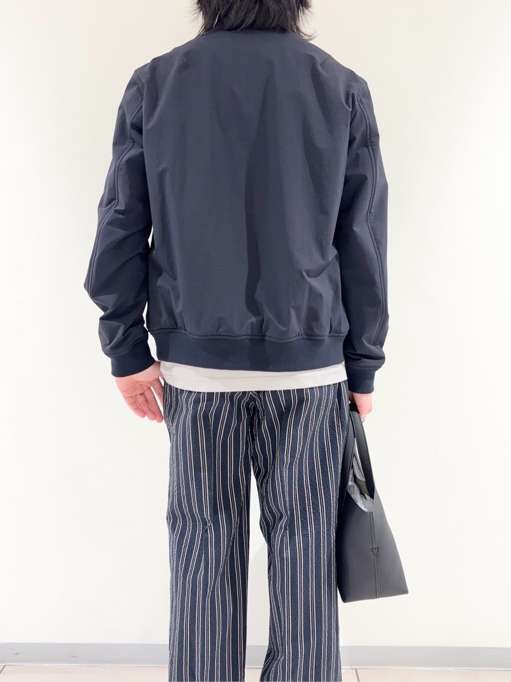 及川さんの「TAKEO KIKUCHI｜スタンドカラー ショート リブ ブルゾン」を使ったコーディネート