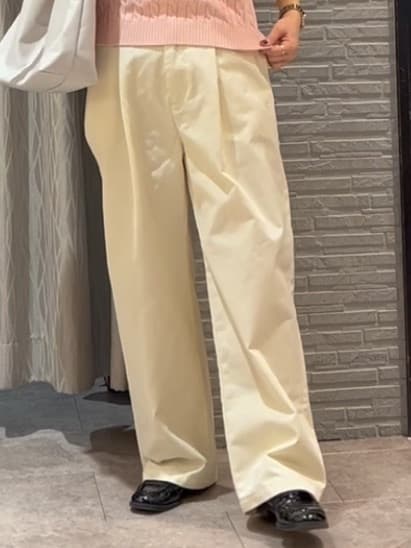 ga_riさんの「THE SHOP TK｜【POLO BCS 別注】5分袖ケーブルニット」を使ったコーディネート