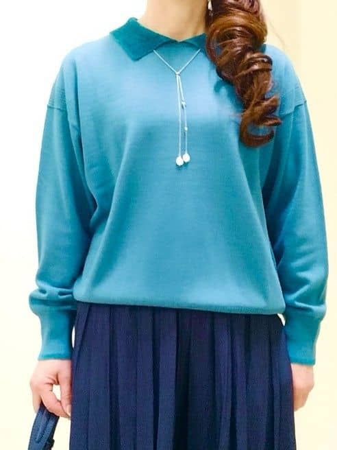 花さんの「Reflect｜【着映え◎】衿つきニットトップス」を使ったコーディネート