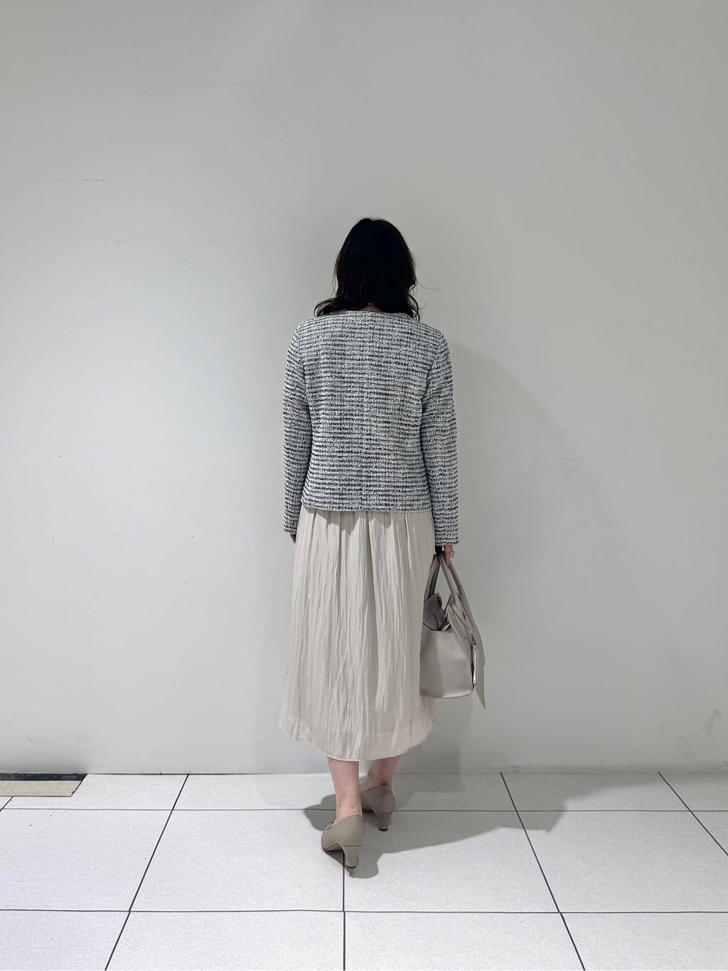 そんさんの「INDIVI｜【洗える】ギャザーフレアワンピース」を使ったコーディネート