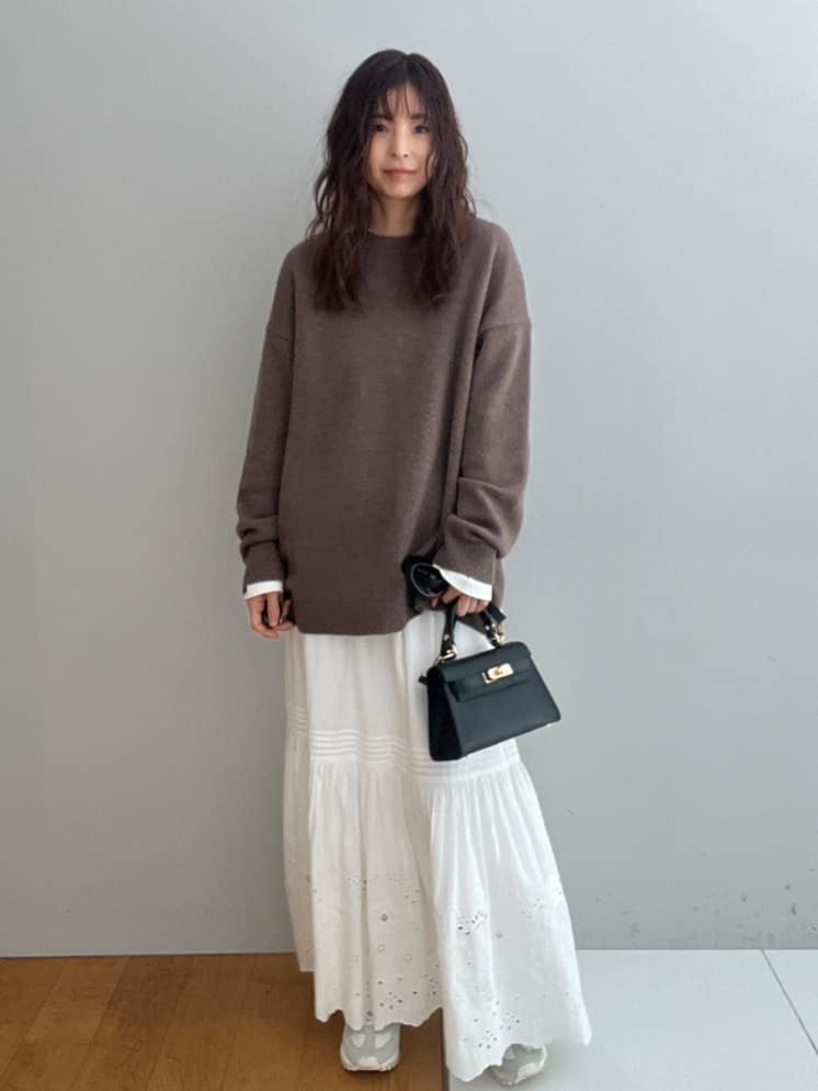 misaさんの「DRESSTERIOR｜◆【干場義雅&times;DRESSTERIOR】ウールカシミヤニット」を使ったコーディネート