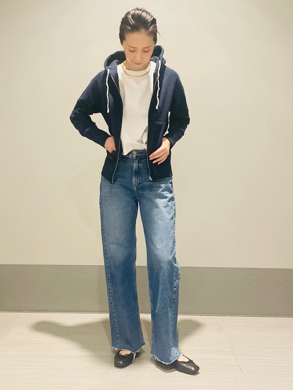 Annさんの「DRESSTERIOR｜デキシー吊裏毛ジップアップパーカ」を使ったコーディネート