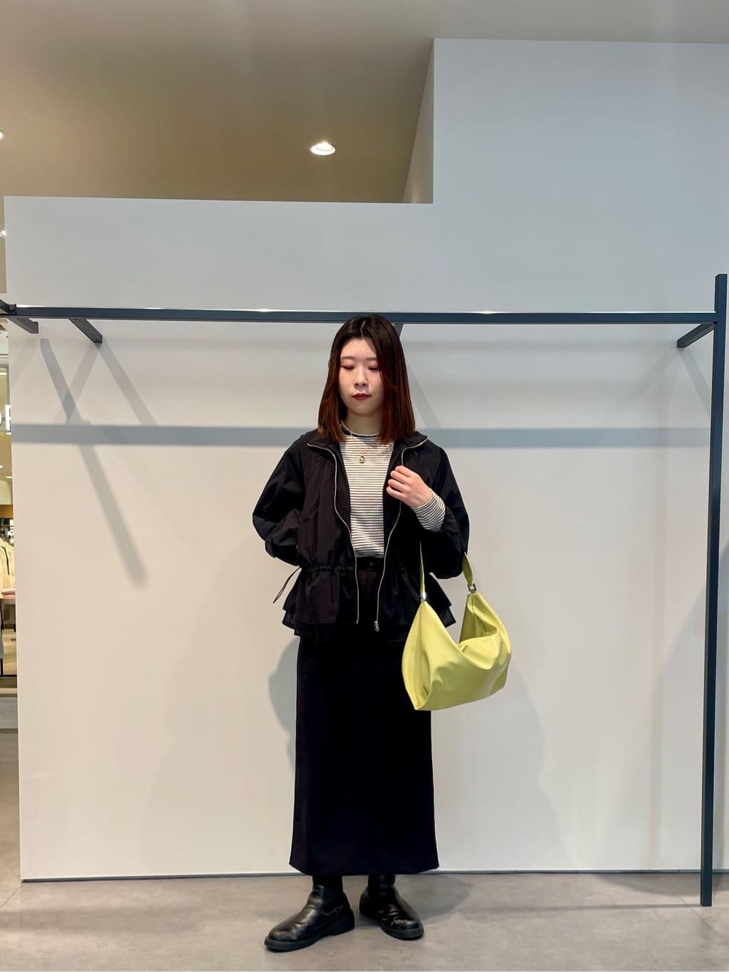 amiさんの「INDIVI｜ボーダーカットソー」を使ったコーディネート