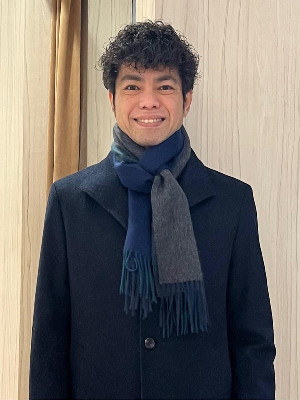 URAさんの「TAKEO KIKUCHI｜【ウールカシミヤブレンド】ビーバー調 スタンドカラー コート」を使ったコーディネート
