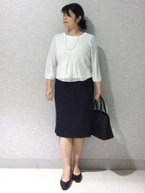 sakoさんの「Reflect｜【SS-4Lサイズ／フォーマル／セットアップ可】ツイードジャケット」を使ったコーディネート