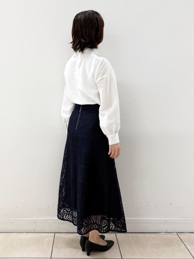 KIKIさんの「Reflect｜レースデザインスリーブカーディガン」を使ったコーディネート