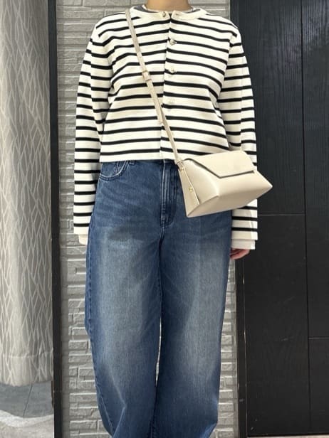 ga_riさんの「THE SHOP TK｜AIBO DENIM ワイド」を使ったコーディネート