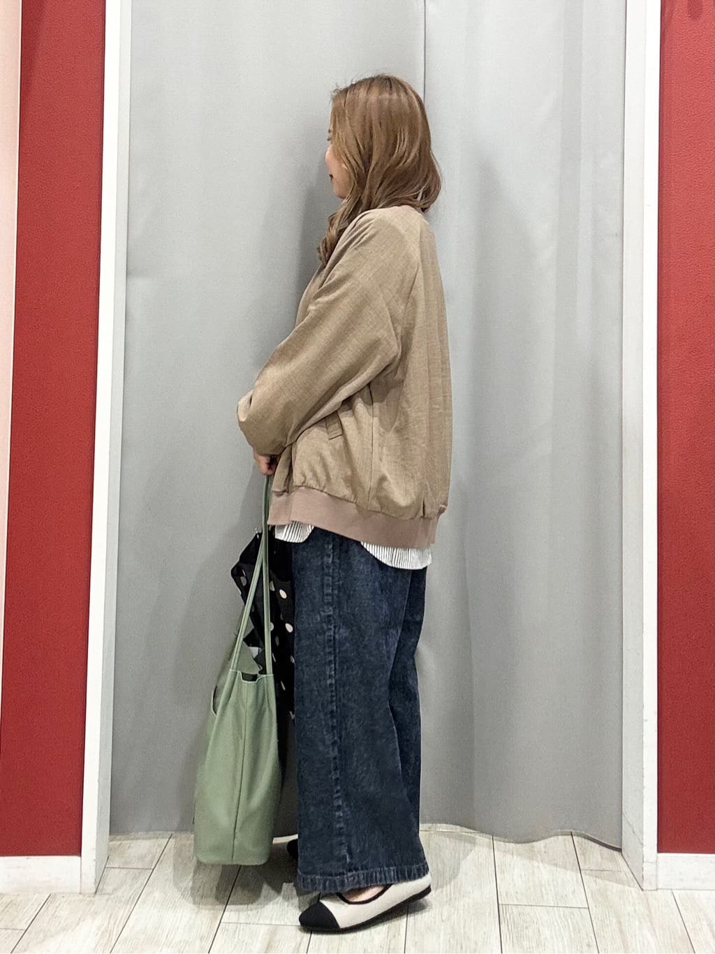 shioさんの「SHOO･LA･RUE｜【NEW/22.5㎝-24.5㎝】洗えてサラサラ ニットパンプス」を使ったコーディネート