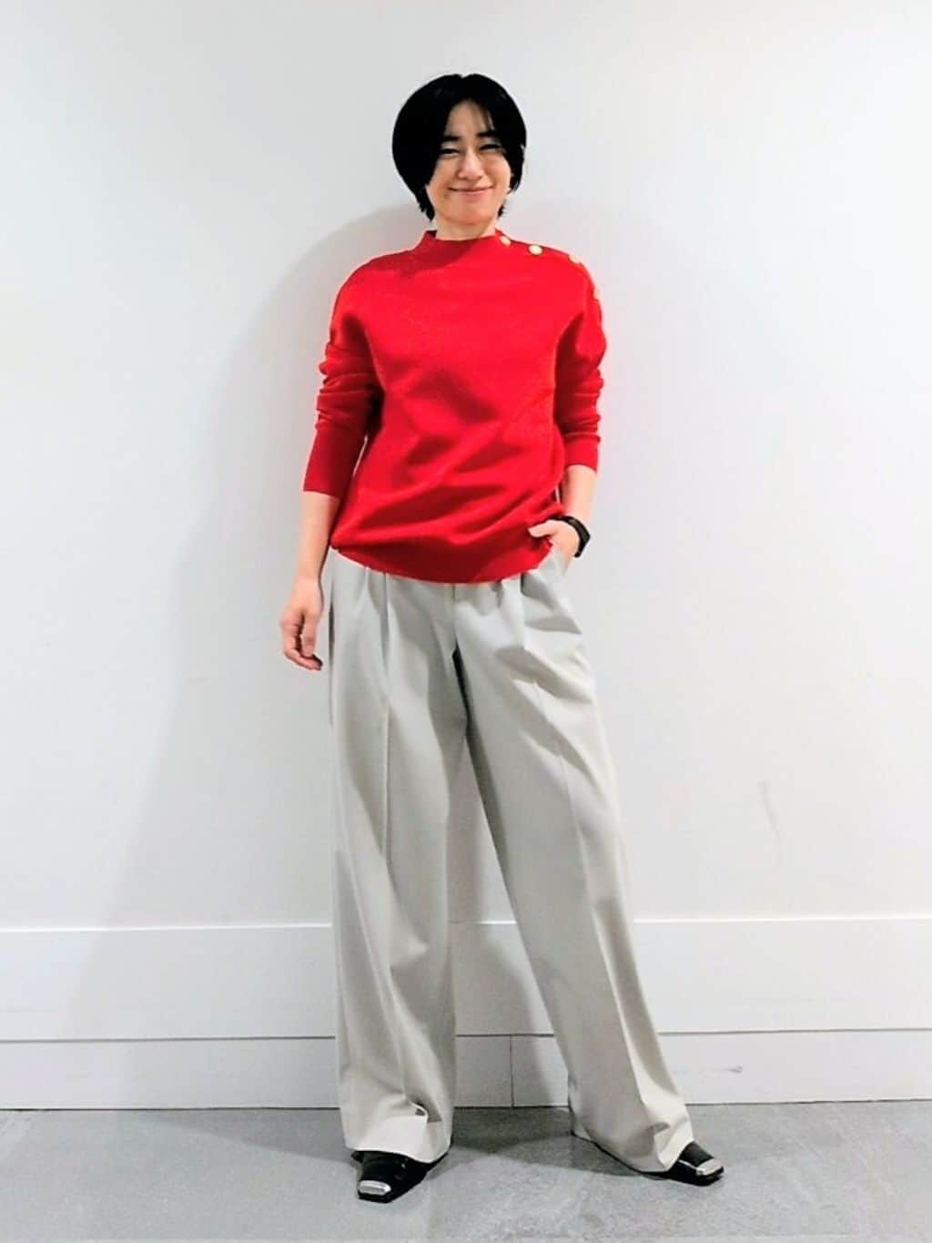 ミズタさんの「UNTITLED｜【洗える】ミラノリブニット」を使ったコーディネート