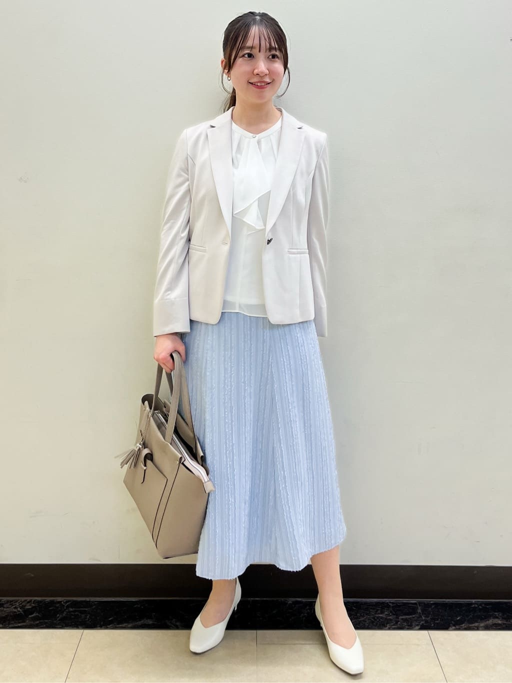 mikikoさんの「Reflect｜【SS-4Lサイズ／UVカット／接触冷感】匠ジャケット／ベーシックテーラード」を使ったコーディネート