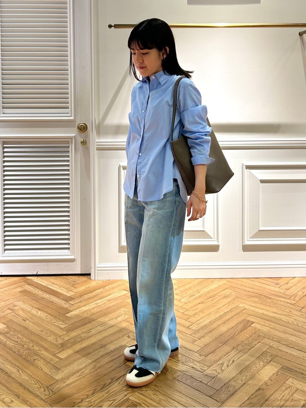 cocoさんの「DRESSTERIOR｜【通勤用/ウォッシャブル】オックスフォードシャツ」を使ったコーディネート