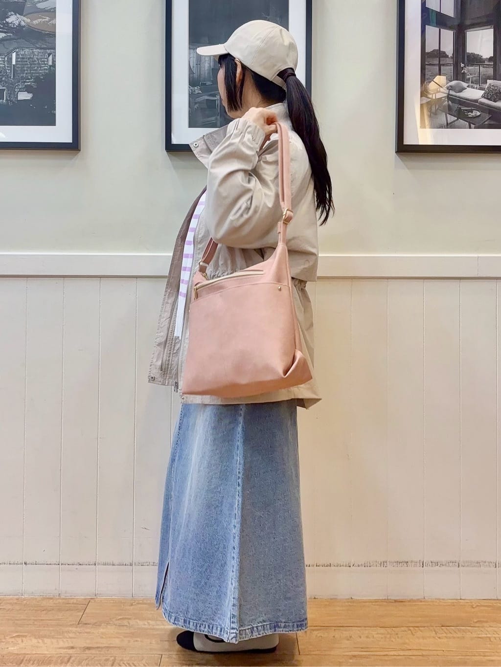 ゆうさんの「SHOO･LA･RUE｜楽にきちんと見られたい　大人カジュアルボーダーニット」を使ったコーディネート