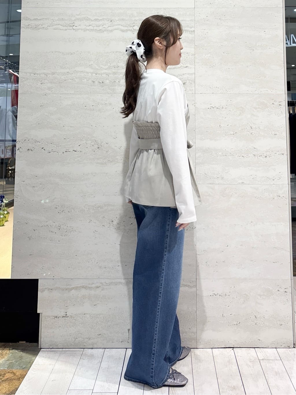 かほさんの「OPAQUE.CLIP｜【低反発】フラットバレエシューズ」を使ったコーディネート
