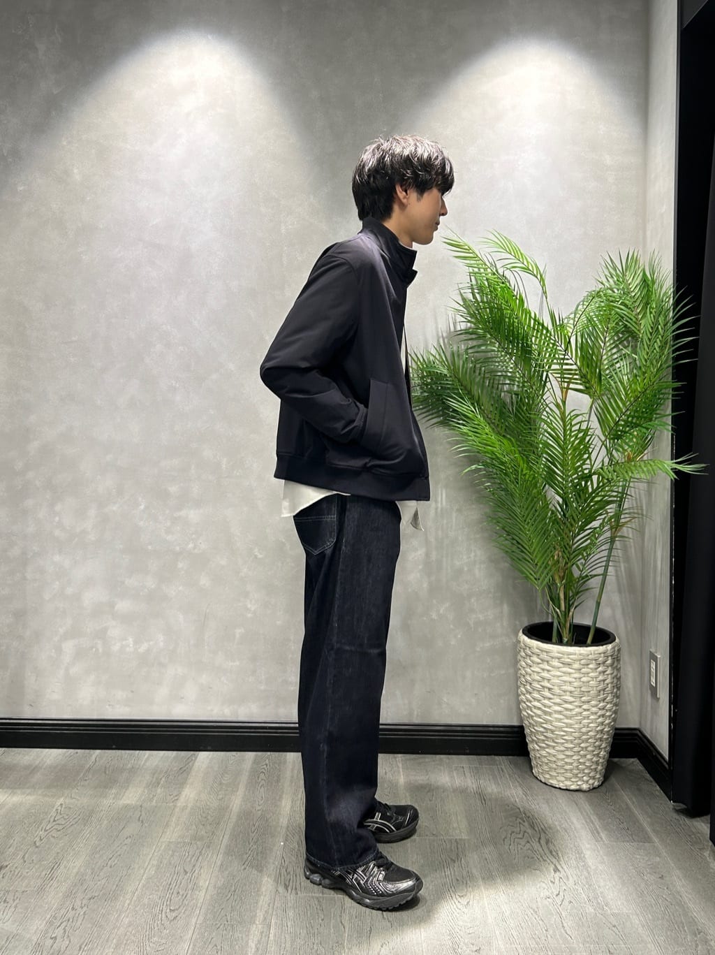 ruiさんの「TAKEO KIKUCHI｜スタンドカラー ショート リブ ブルゾン」を使ったコーディネート