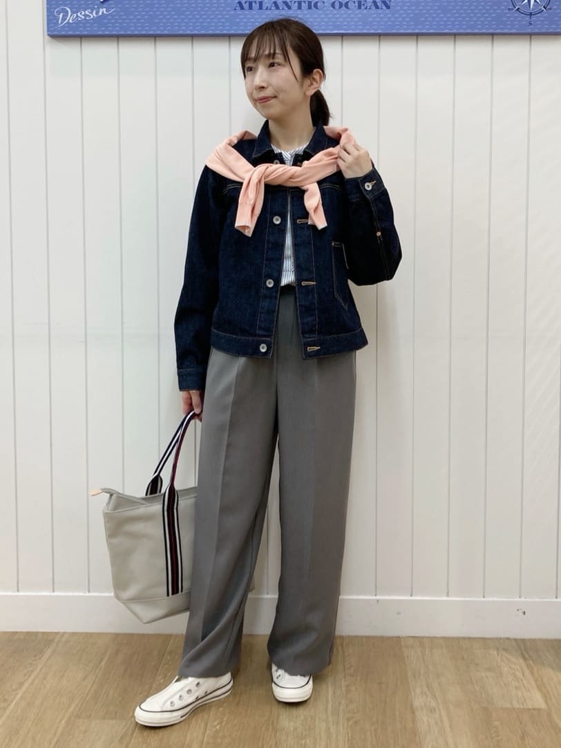 yoshiさんの「Dessin｜【ユニセックス】セルヴィッジデニムジャケット」を使ったコーディネート