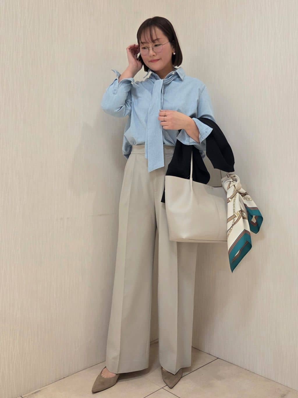 naokoさんの「UNTITLED｜【洗える】ミラノリブニット」を使ったコーディネート