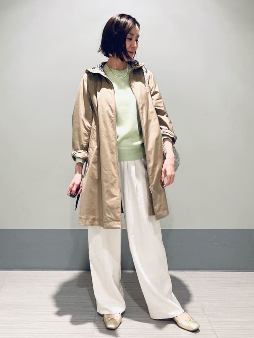 Furuさんの「DRESSTERIOR｜◆ウォッシャブルコットンカシミヤプルオーバーニット」を使ったコーディネート