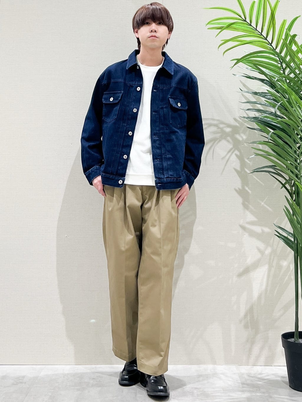 SHI-MAさんの「THE SHOP TK｜【大人にも取り入れやすい】デニムジャケット セットアップ可/洗濯機OK」を使ったコーディネート