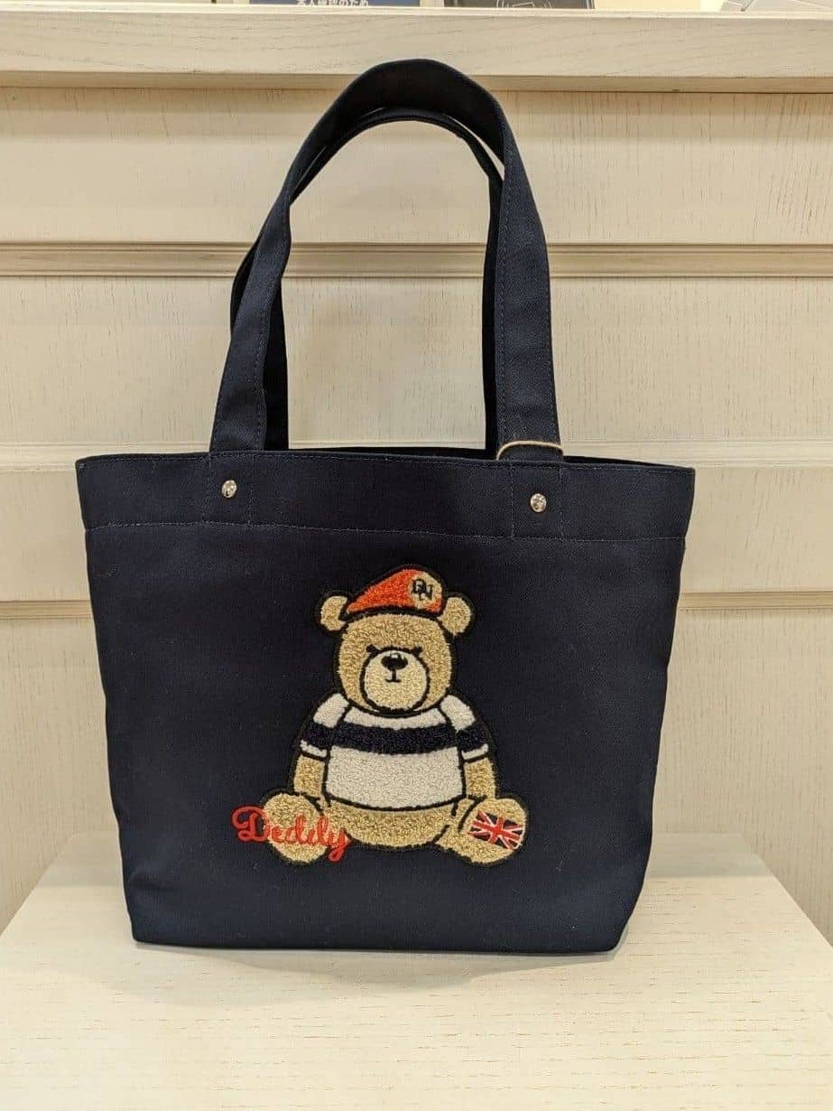 momoさんの「Dessin｜Deddyさがら刺繍トートバッグ」を使ったコーディネート