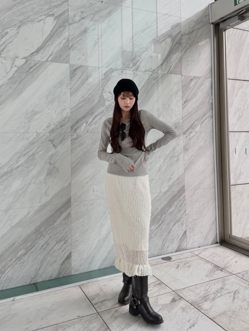 kanamiさんの「CODE A｜backline elastic pullover」を使ったコーディネート