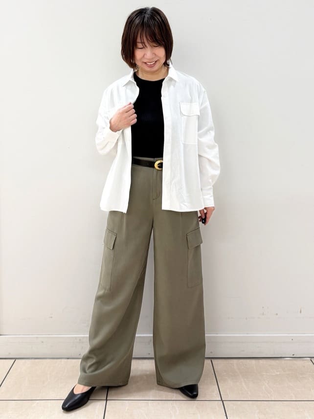 KIKIさんの「Reflect｜【羽織にも◎】ダンガリーシャツ」を使ったコーディネート