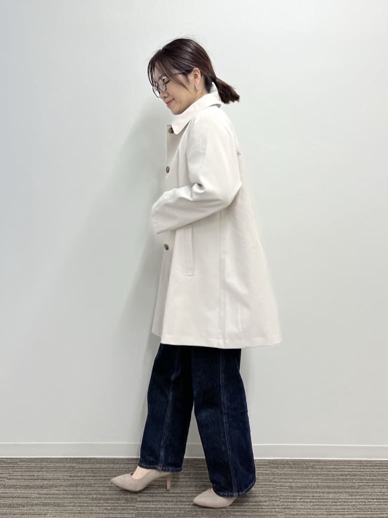 saoriさんの「【洗濯機OK】花粉防止リブドルマンニット」を使ったコーディネート