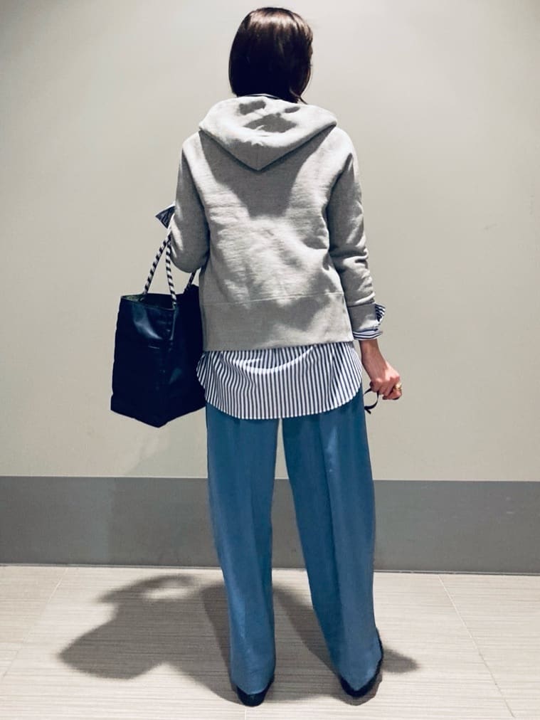 Furuさんの「DRESSTERIOR｜デキシー吊裏毛ジップアップパーカ」を使ったコーディネート