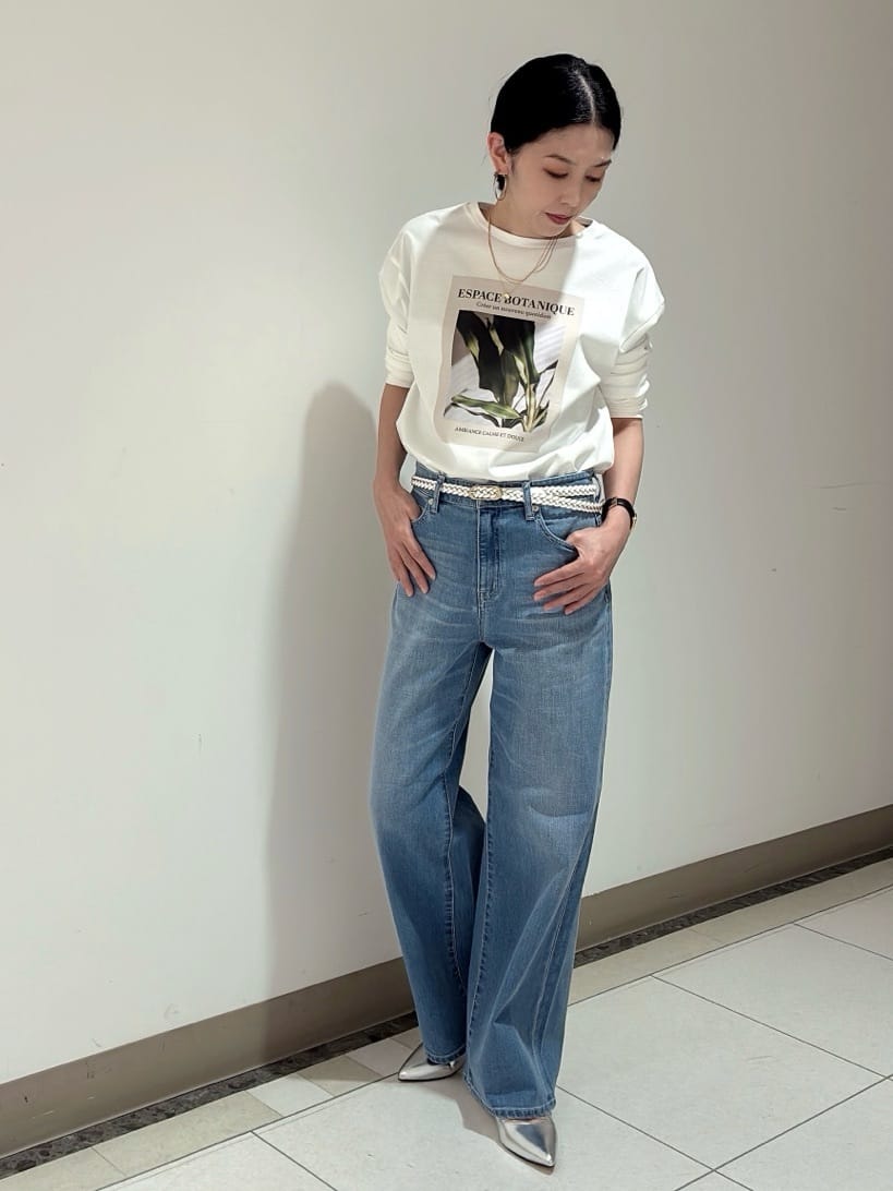 環さんの「UNTITLED｜【コットン100/洗える】フォトロングTシャツ」を使ったコーディネート