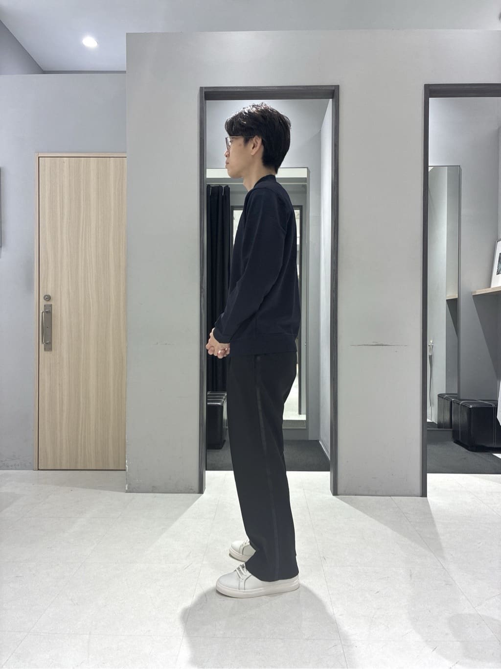 わいずみさんの「TAKEO KIKUCHI｜播州 ドビーストライプ フラワーシャツ」を使ったコーディネート
