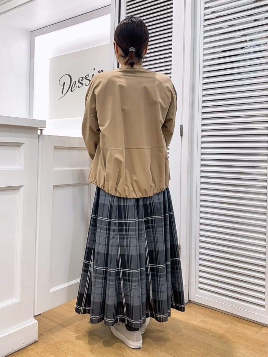 Hamaさんの「Dessin｜【洗える】コットンVネックニット」を使ったコーディネート