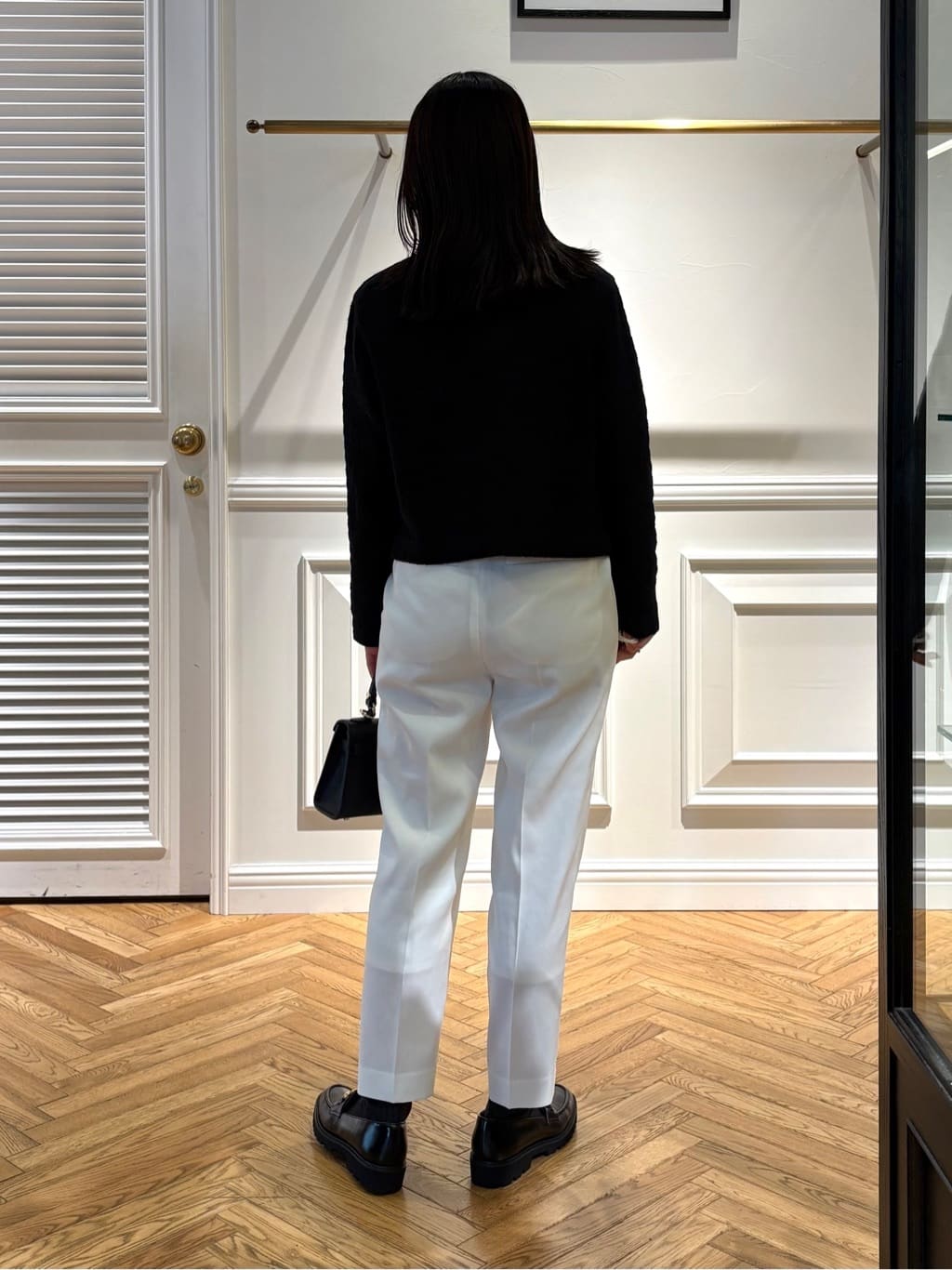 cocoさんの「DRESSTERIOR｜【ウォッシャブル/通勤】スタンドフリル ブラウス」を使ったコーディネート