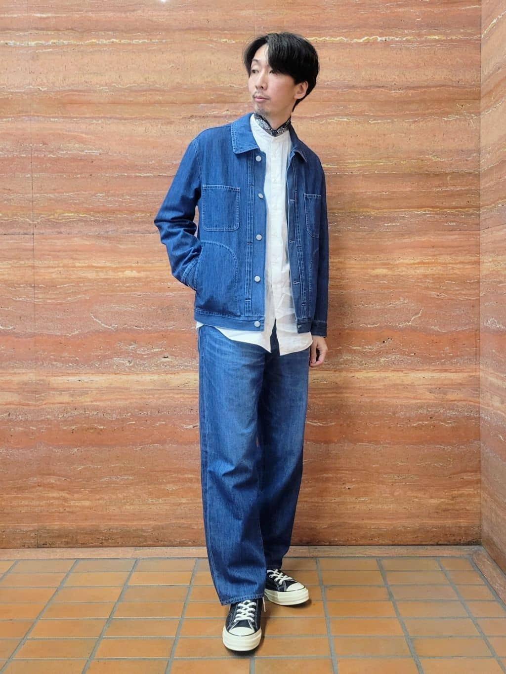 piroyaさんの「TAKEO KIKUCHI｜【BOWLER HAT LABEL】エクスプローラー Gジャン」を使ったコーディネート