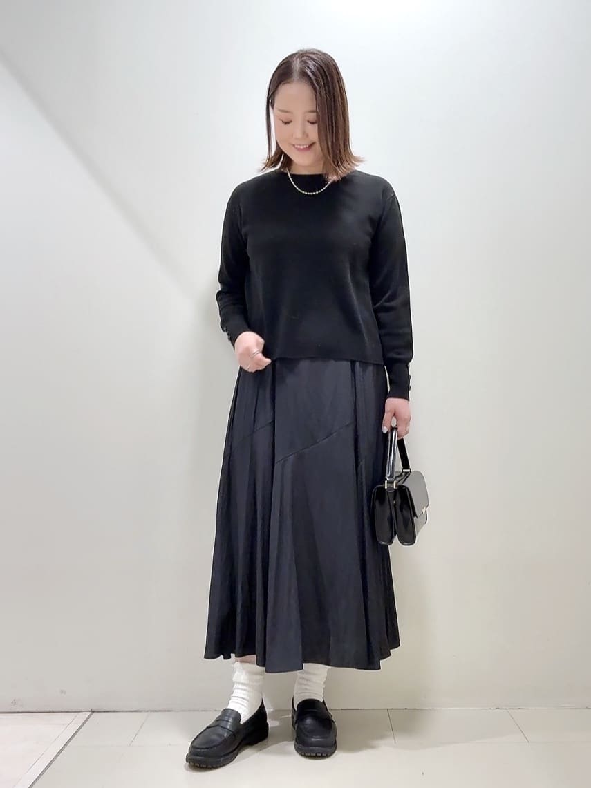 YUIさんの「UNTITLED｜【新色追加/セットアップ可】エアリー ダブルブレストジャケット」を使ったコーディネート
