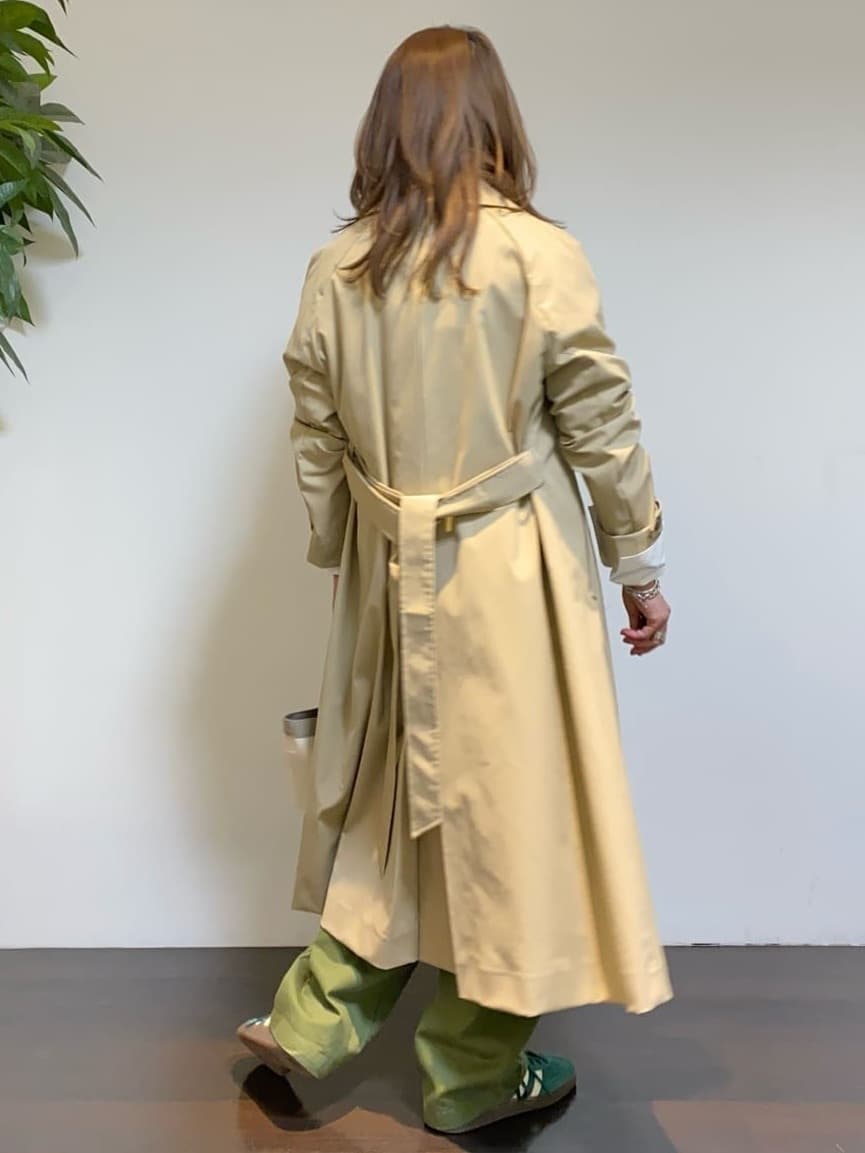 tomoさんの「UNTITLED｜◆【はっ水/洗える】タスランステンカラーコート」を使ったコーディネート