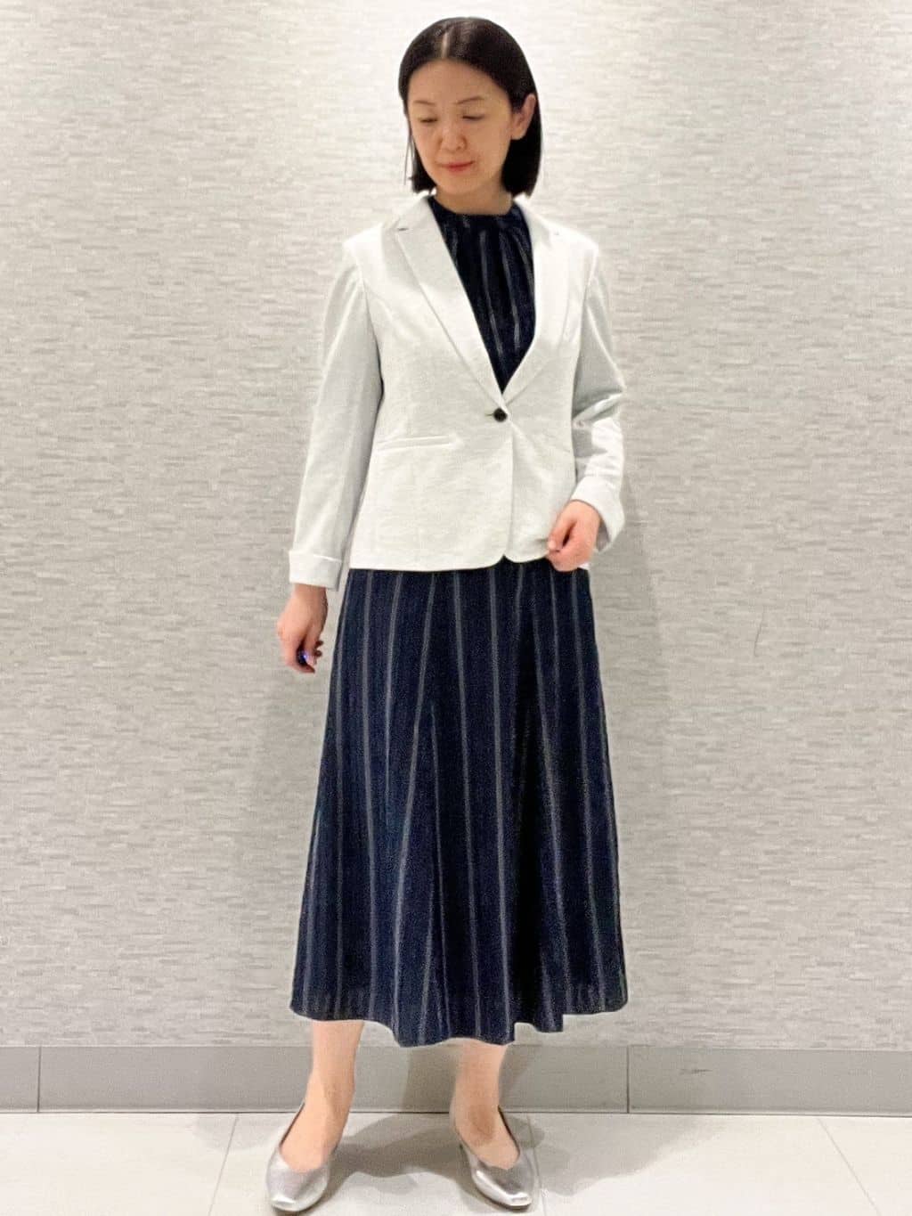marikoさんの「Reflect｜【SS-4Lサイズ／UVカット／接触冷感】匠ジャケット／ベーシックテーラード」を使ったコーディネート
