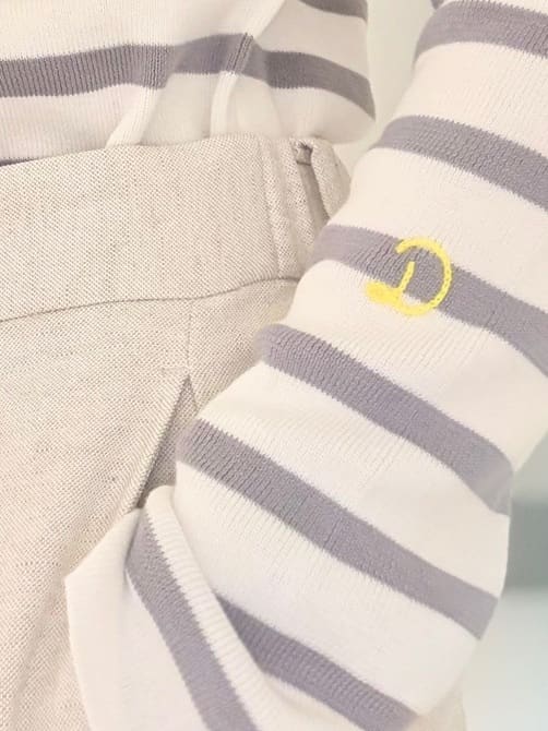 Yamaさんの「DRESSTERIOR｜◆【ウォッシャブル】コットンフルニードルボーダーニット」を使ったコーディネート