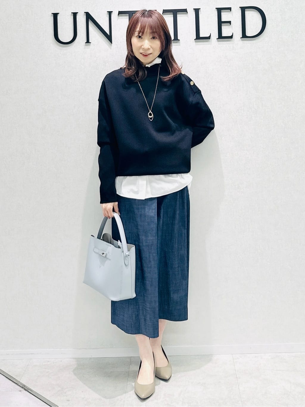 Miwaさんの「UNTITLED｜【洗える】ミラノリブニット」を使ったコーディネート