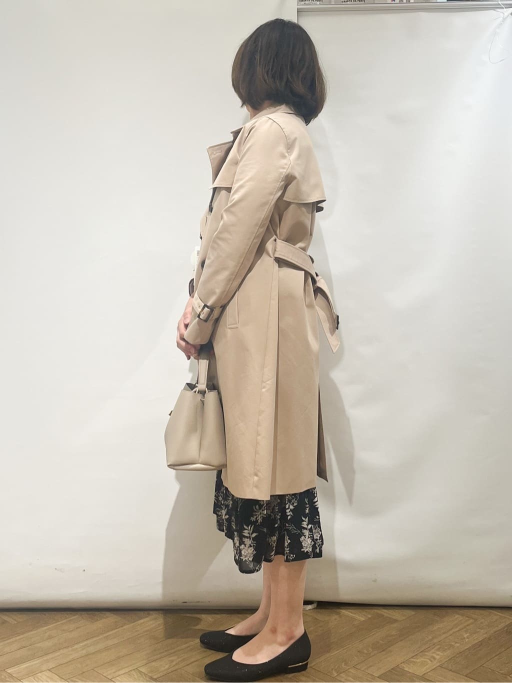 fumiさんの「index｜撥水トレンチコート【洗濯機OK／花粉対応】《XS～3L》」を使ったコーディネート