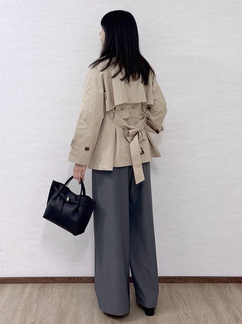 sachikoさんの「OPAQUE.CLIP｜ミドルトレンチコート【洗濯機OK】」を使ったコーディネート