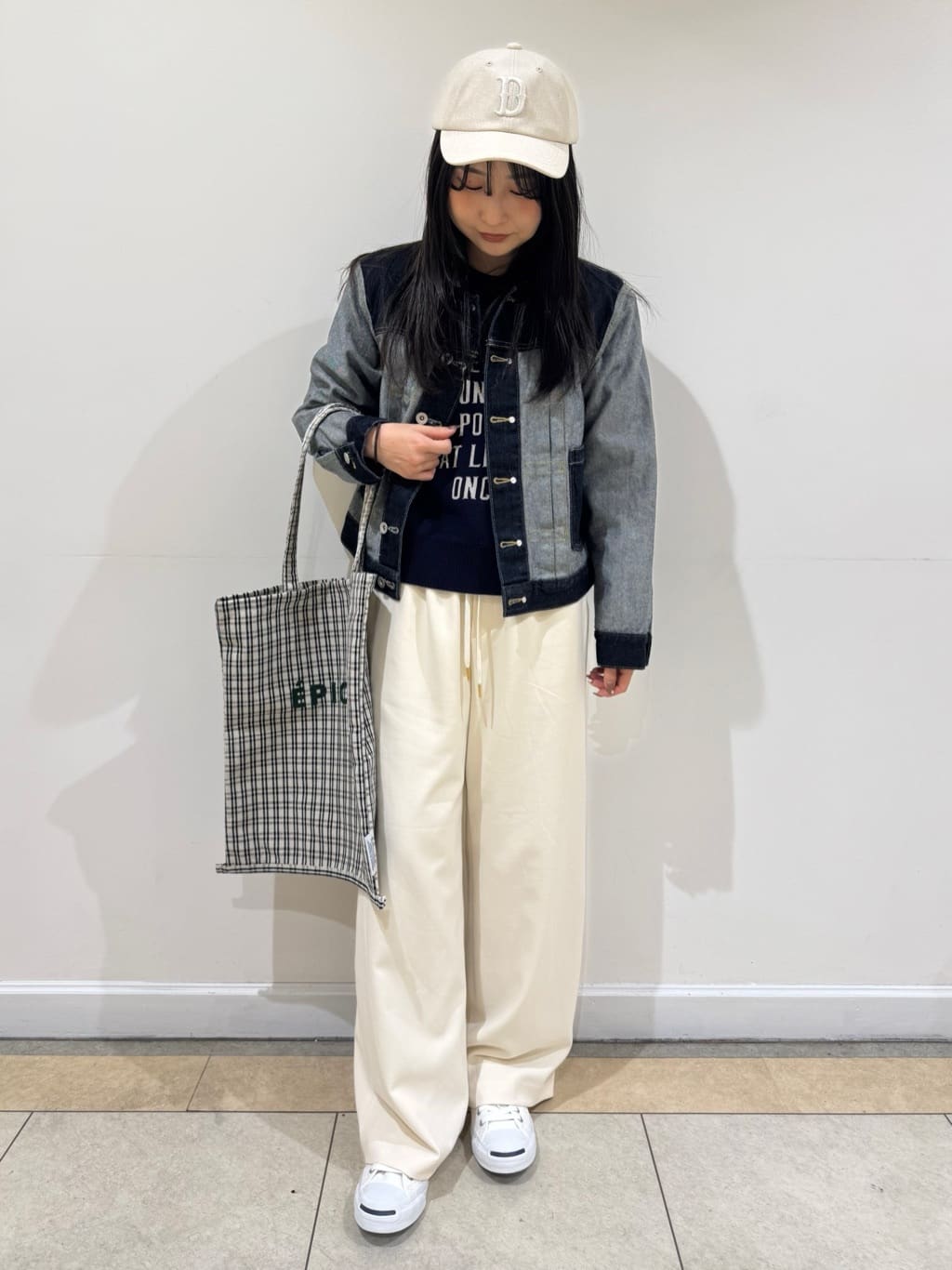 haruさんの「Dessin｜【ユニセックス/2WAY】リバーシブルデニムジャケット」を使ったコーディネート