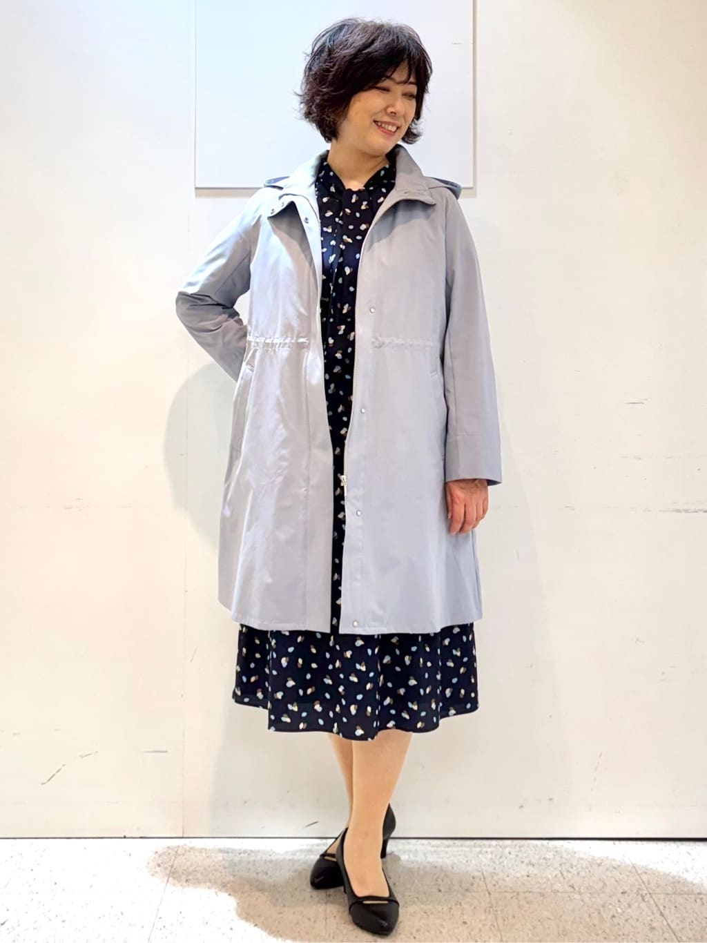 ヤスコさんの「Reflect｜【中綿ライナー付き】ライナー付きフーデッドロングコート」を使ったコーディネート